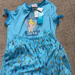 Vintage Disney tinkerbell pj set